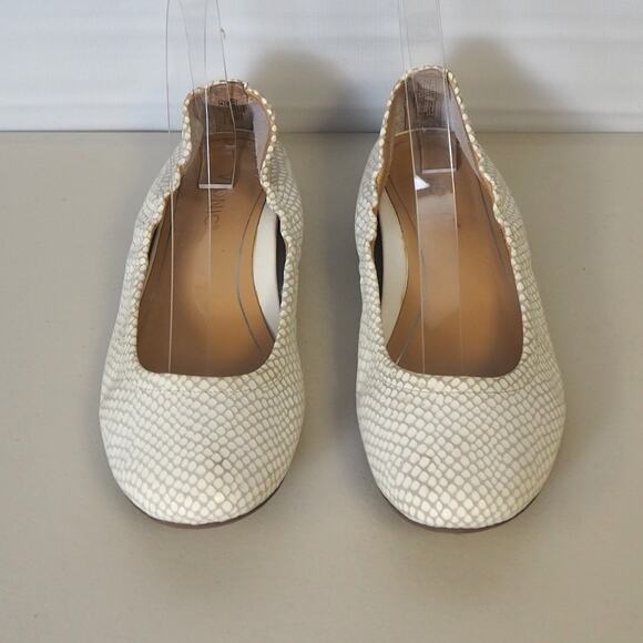 Vionic Women's Orthotic Alexa Embossed Lizard Leather Size 7.5 Ballet Flats - Picture 2 of 10